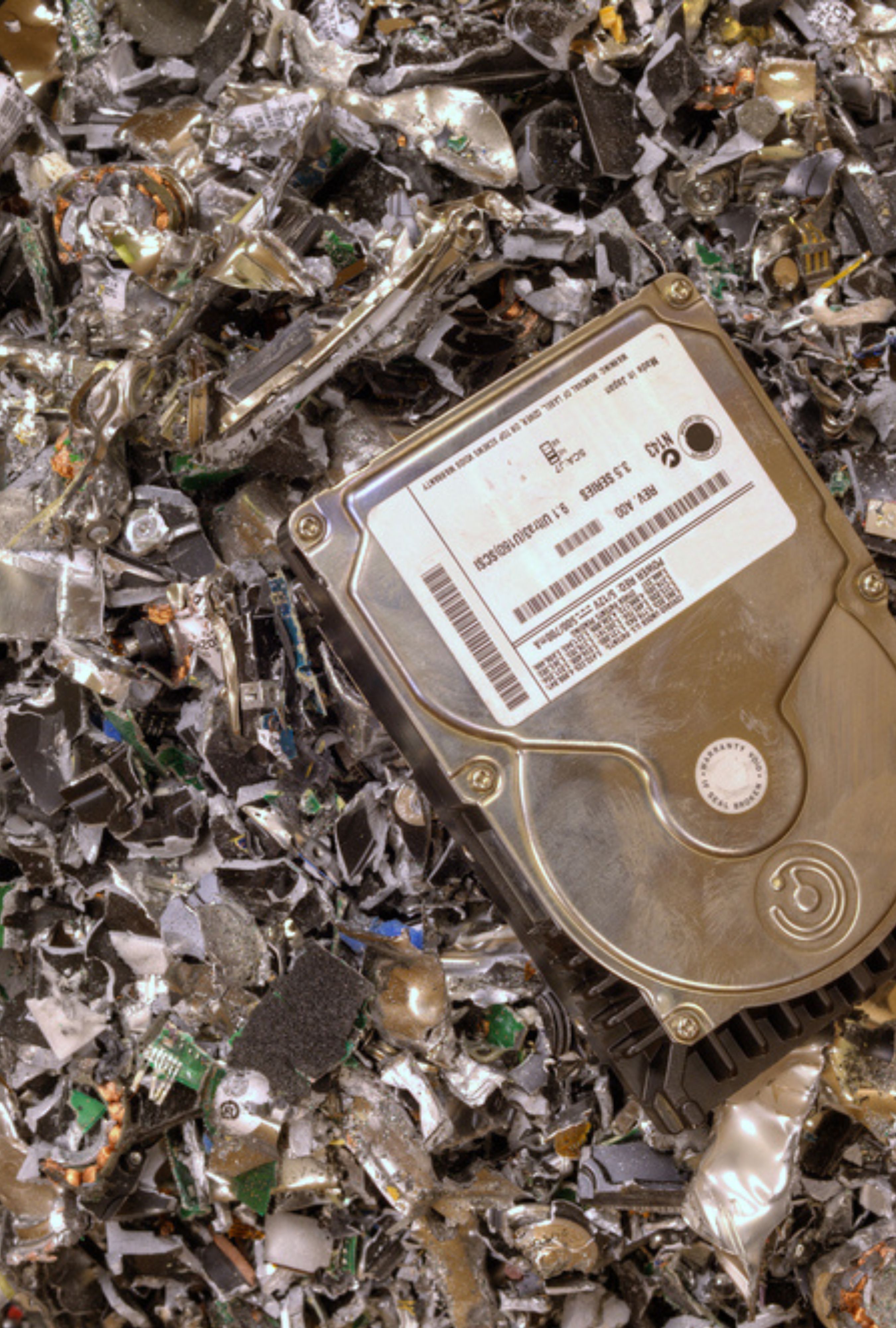 Destruction sur site par camion broyeur